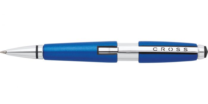 CROSS AT05558-3 EDGE BLUE CHROME ROLLERBALL 